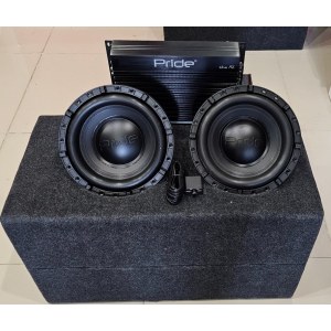 Готовая связка Два сабвуфера Pride m 6 10 s0.4  Pride uno xl 